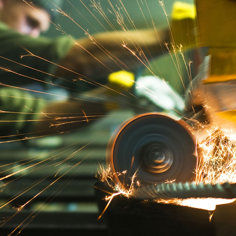 Buzz saw cutting wiring